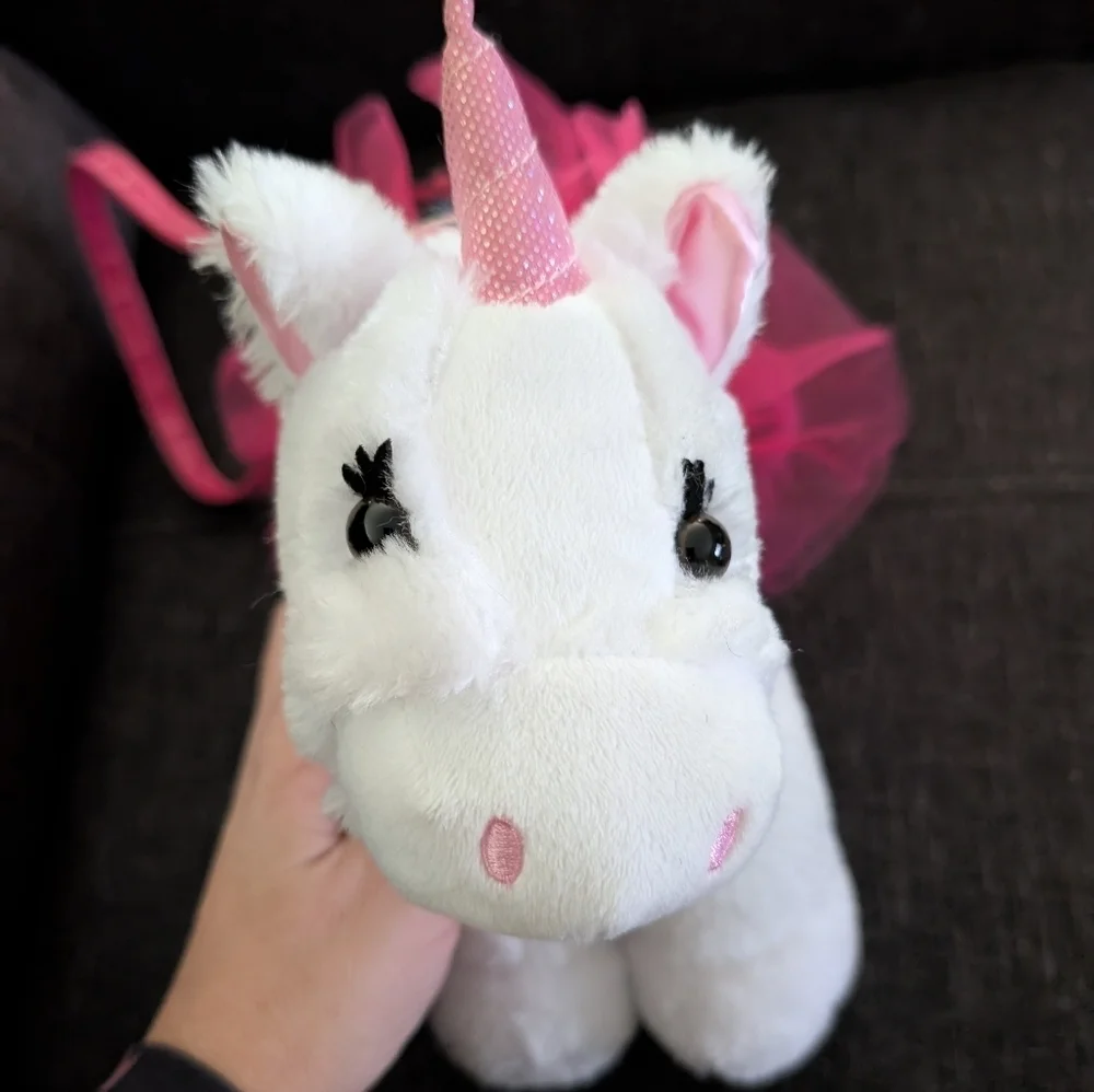 Rainbow unicorn purse